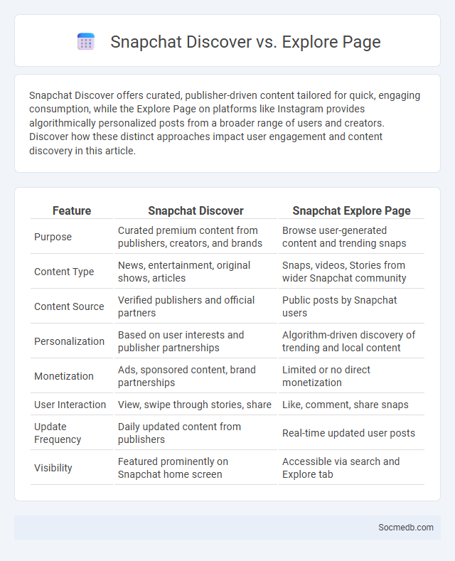 Snapchat Discover vs. Explore Page - What is The Difference?
