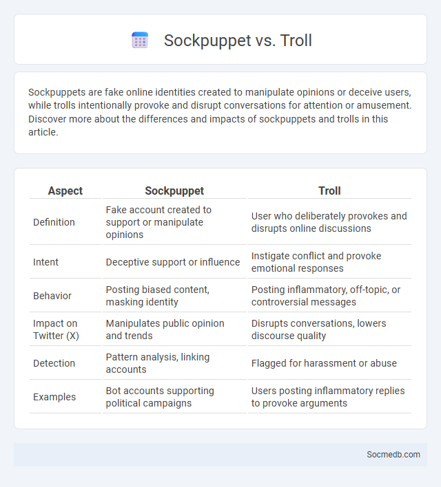 Sockpuppet vs. Troll - What is The Difference?