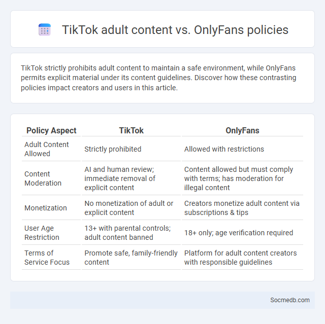 TikTok adult content vs. OnlyFans policies - What is The Difference?