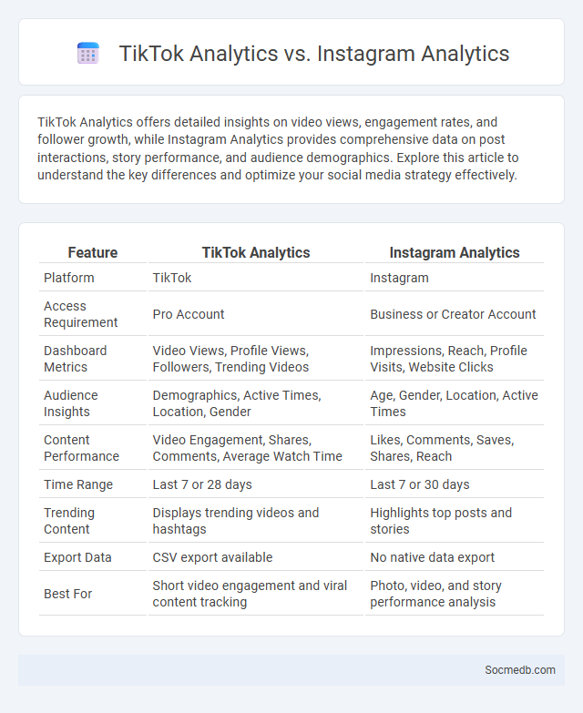 TikTok Analytics vs. Instagram Analytics - What is The Difference?