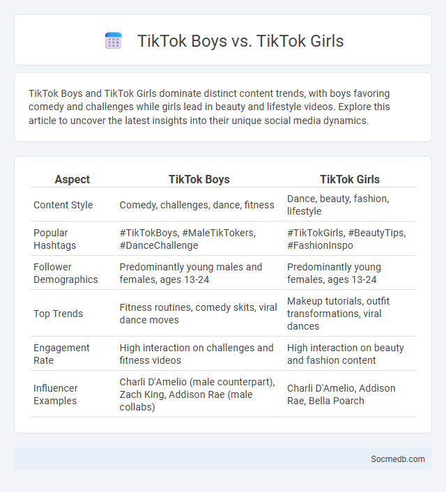 TikTok Boys vs. TikTok Girls - What is The Difference?