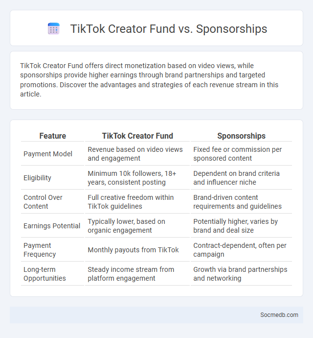 TikTok Creator Fund vs. Sponsorships - What is The Difference?