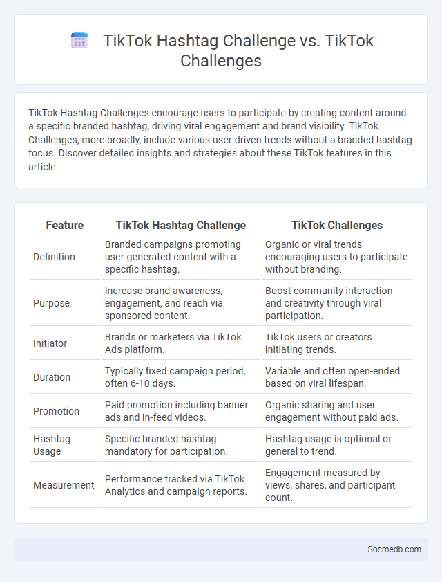 TikTok Hashtag Challenge vs. TikTok Challenges - What is The Difference?