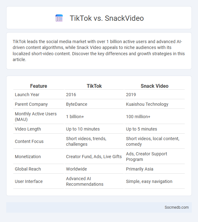TikTok vs. SnackVideo - What is The Difference?