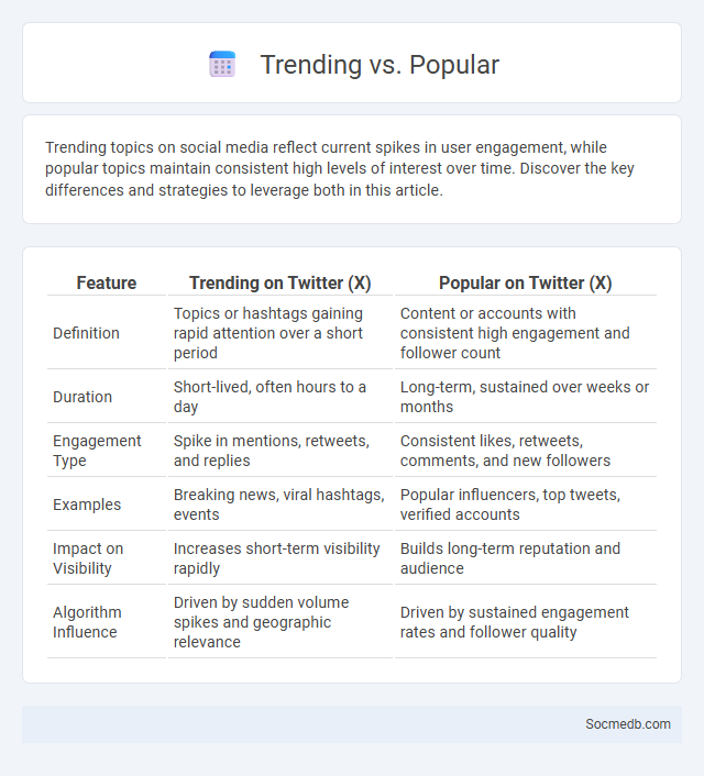 Trending vs. Popular - What is The Difference?