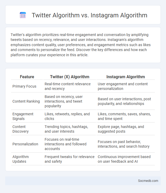 Twitter Algorithm vs. Instagram Algorithm - What is The Difference?