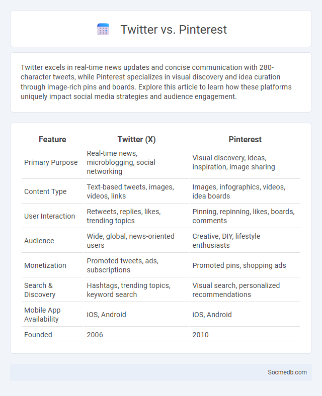Twitter vs. Pinterest - What is The Difference?
