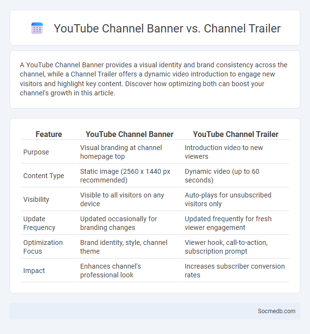 YouTube Channel Banner vs. Channel Trailer - What is The Difference?