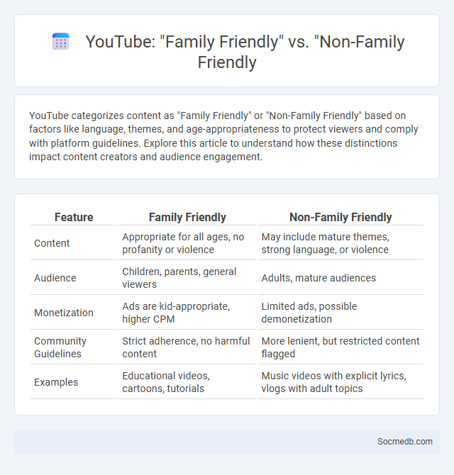 YouTube: Family Friendly vs. Non-Family Friendly - What is The Difference?