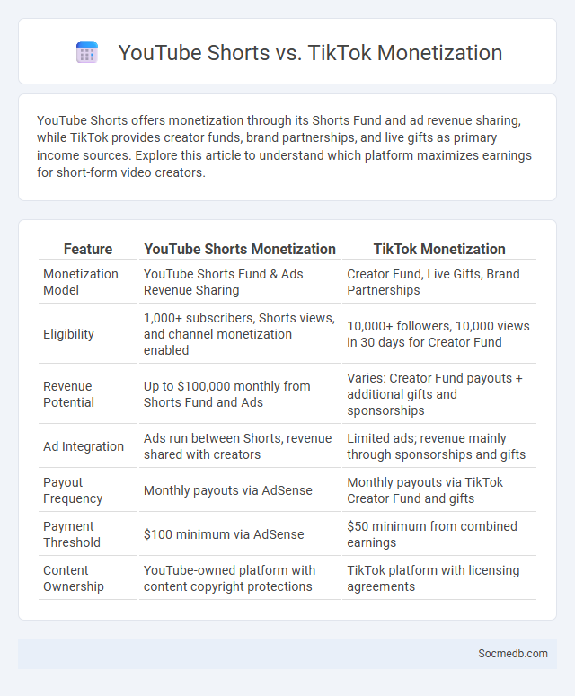YouTube Shorts vs. TikTok Monetization - What is The Difference?